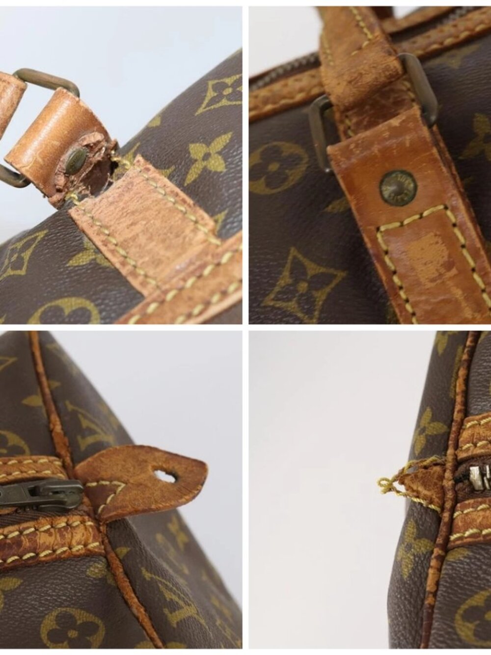 LOUIS VUITTON Monogram Sac Souple 45 Boston Bag M41624 LV Auth 148049 - Picture 15 of 16